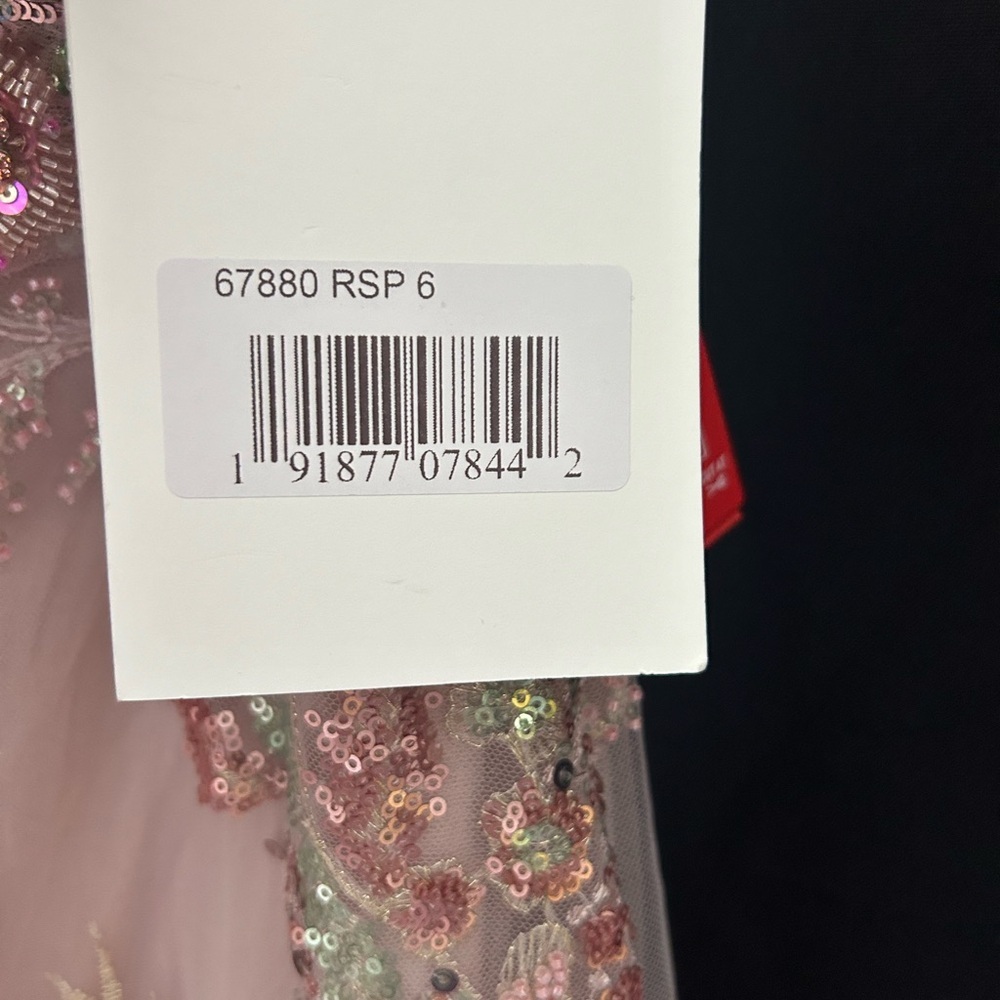 Mac Duggal Pink Floral Maxi Dress - Picture 6 of 11